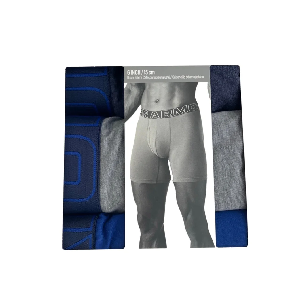 Under Armour Performance Cotton Boxerjock Briefs Small 6 Pairs